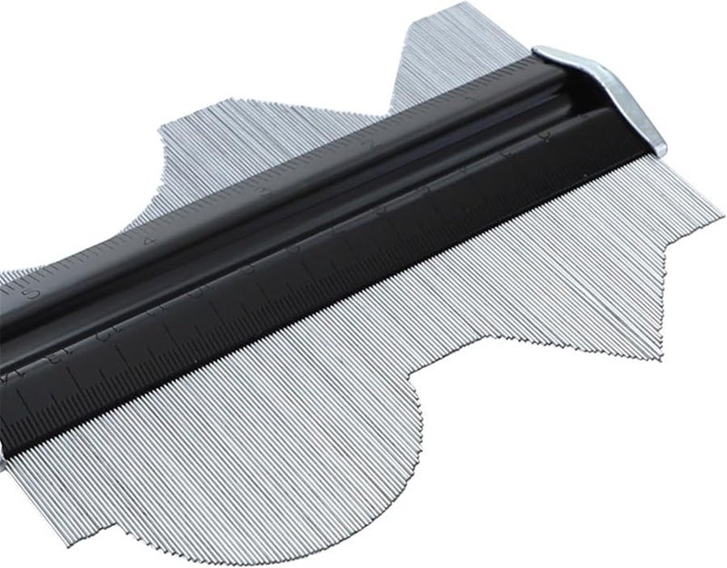 6 Inch Woodworking Contour Gauge Tool with Lock for Shape Measurement and Design - Image 3